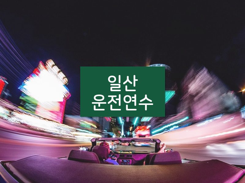 일산운전연수 후기