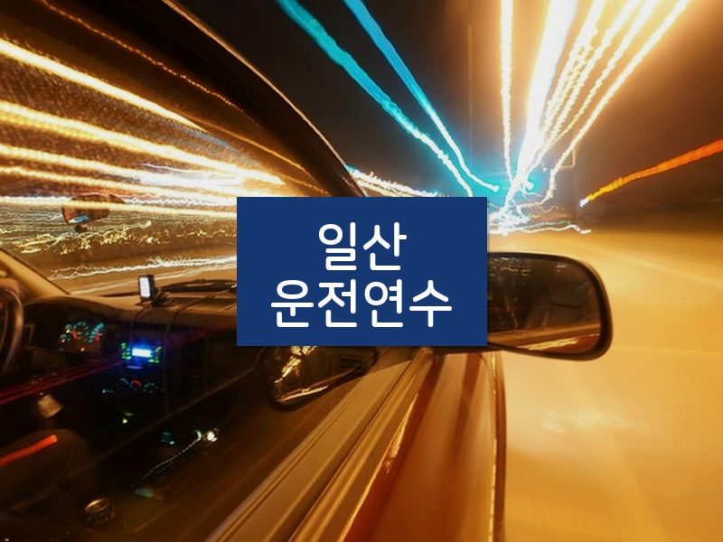 일산운전연수 후기