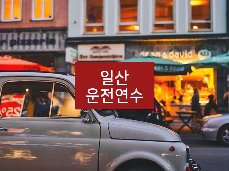 일산운전연수 후기