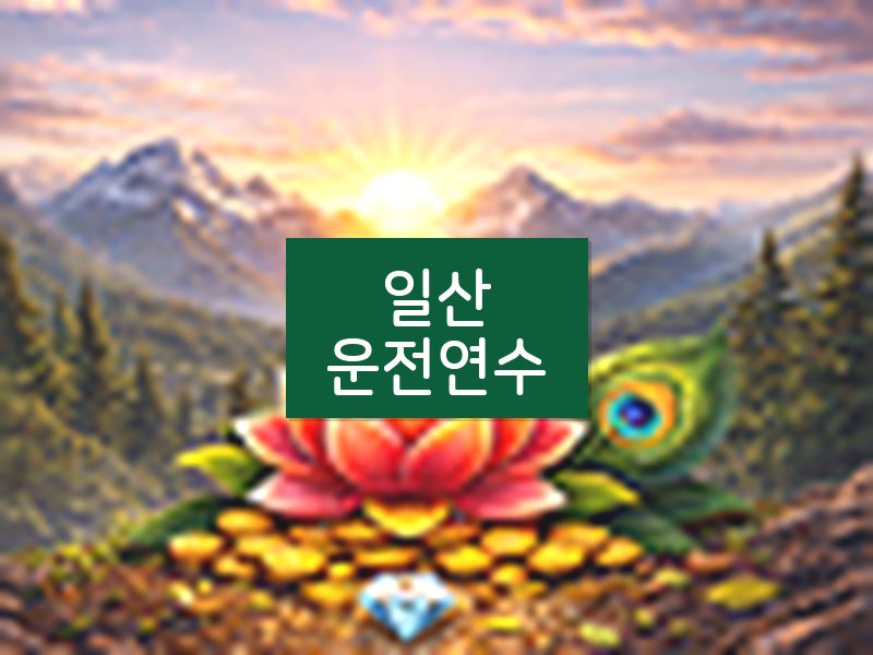 일산운전연수 후기