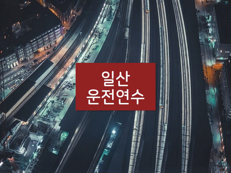 일산운전연수 후기