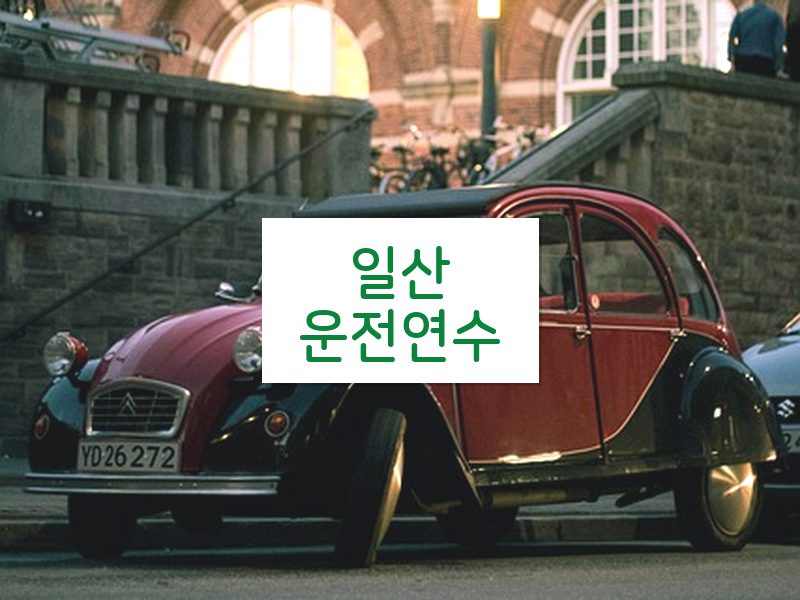 일산운전연수 후기