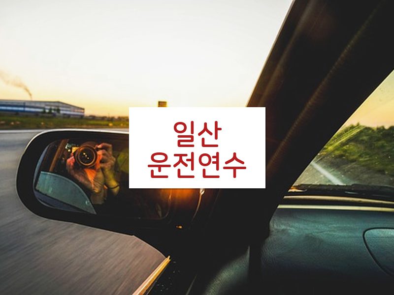 일산운전연수 후기