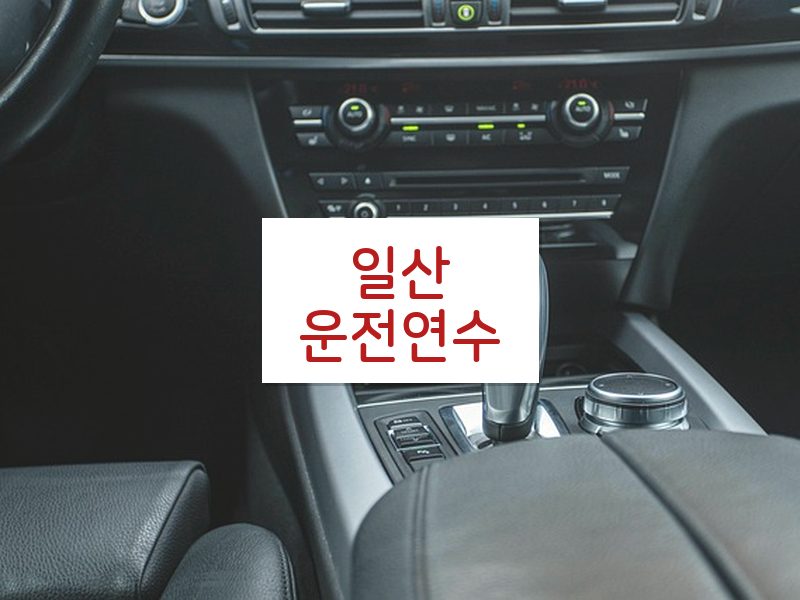 일산운전연수 후기