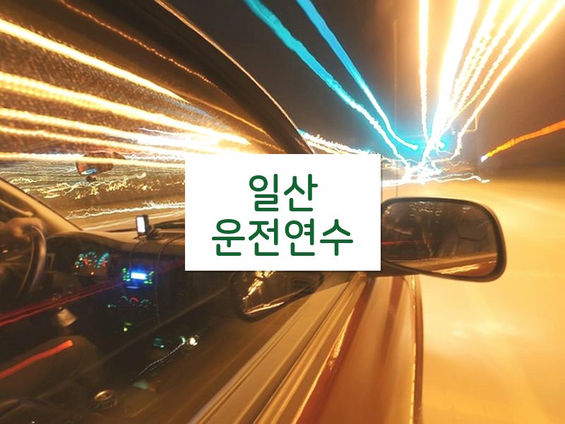일산운전연수 후기