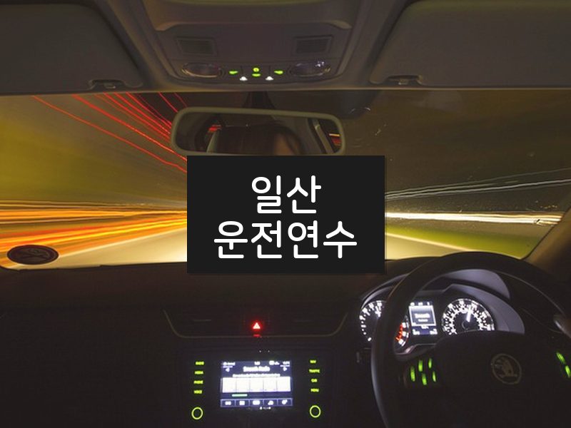 일산운전연수 후기