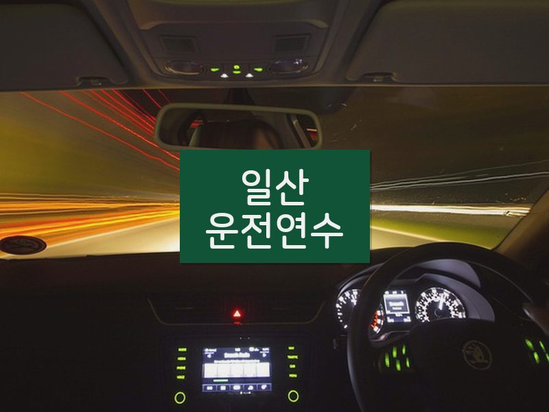 일산운전연수 후기