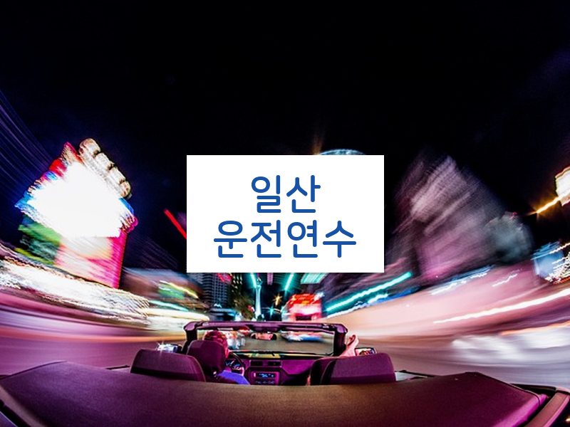일산운전연수 후기
