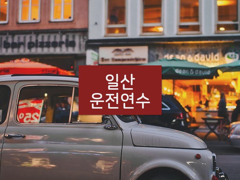 일산운전연수 후기