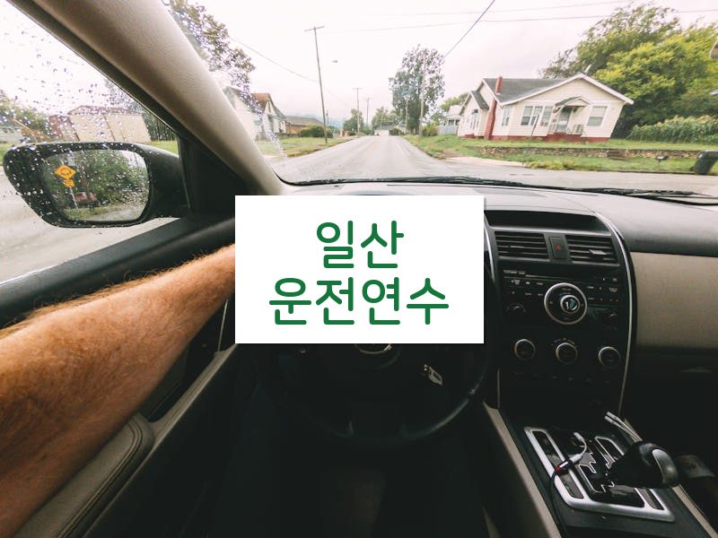 일산운전연수 후기