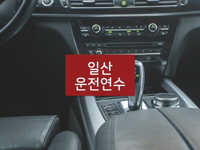 일산운전연수 후기