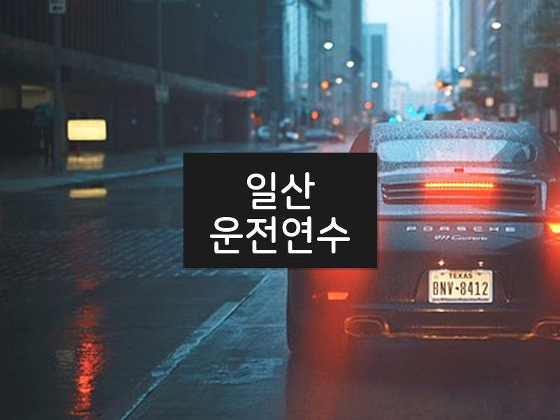 일산운전연수 후기