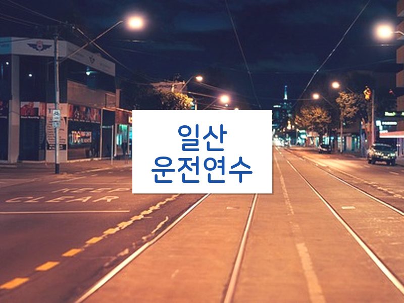 일산운전연수 후기