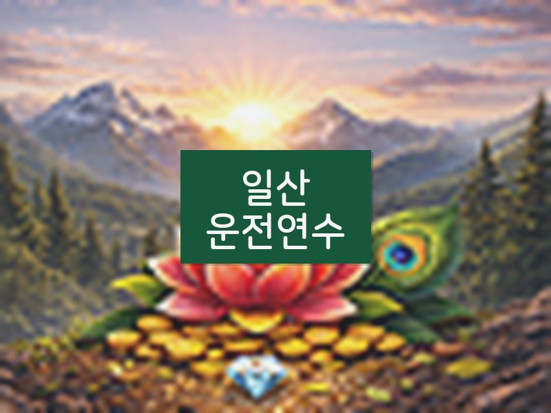 일산운전연수 후기