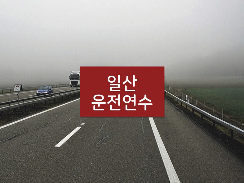 일산운전연수 후기