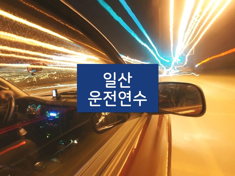 일산운전연수 후기