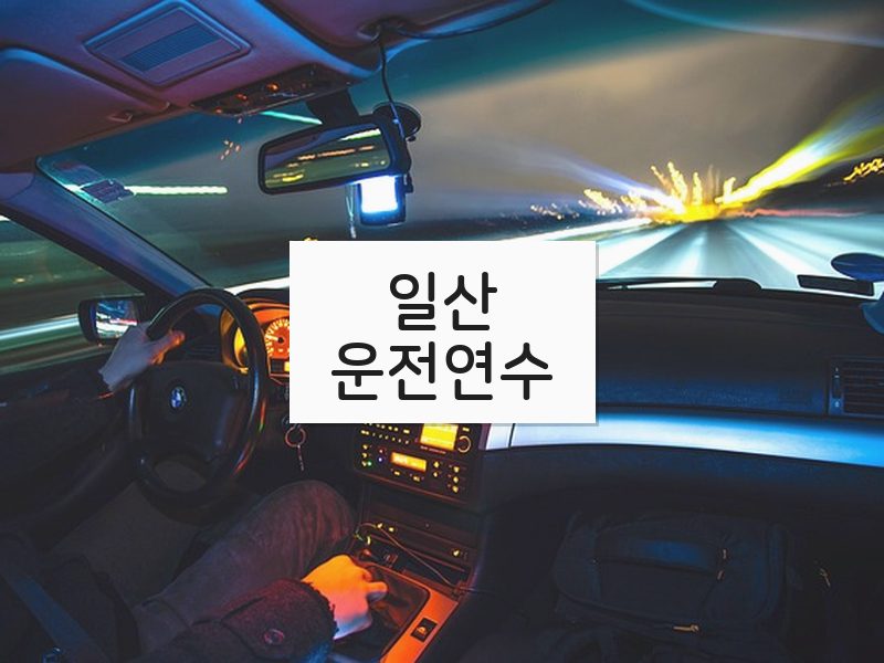 일산운전연수 후기