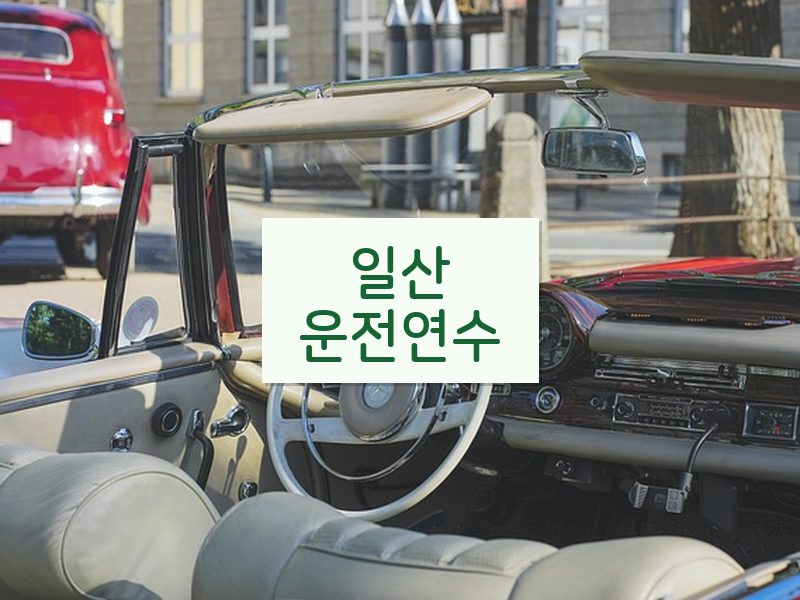 일산운전연수 후기