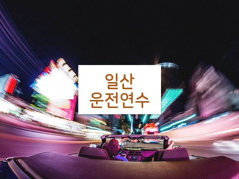 일산운전연수 후기