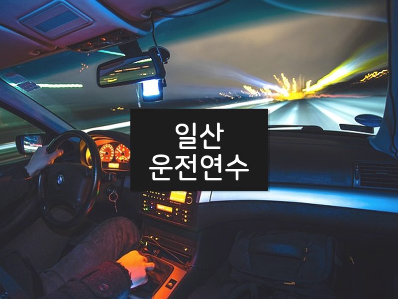 일산운전연수 후기