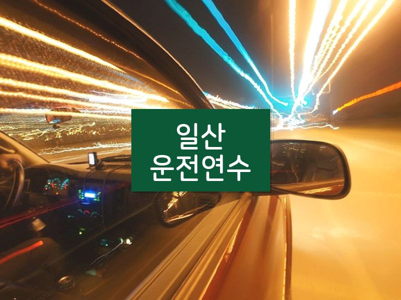 일산운전연수 후기