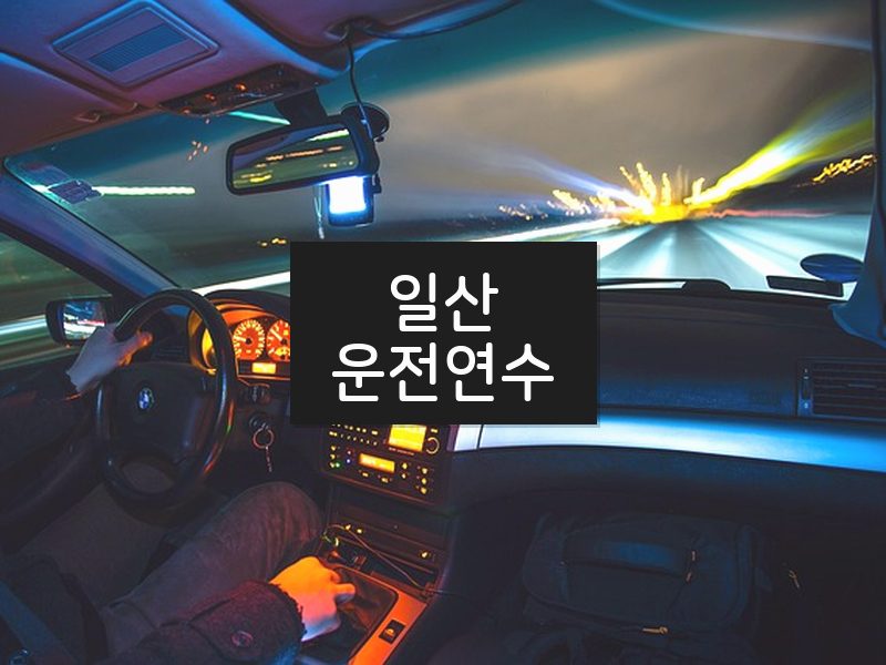 일산운전연수 후기