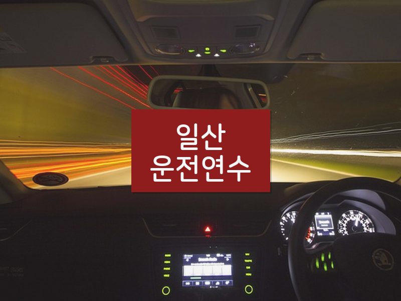 일산운전연수 후기