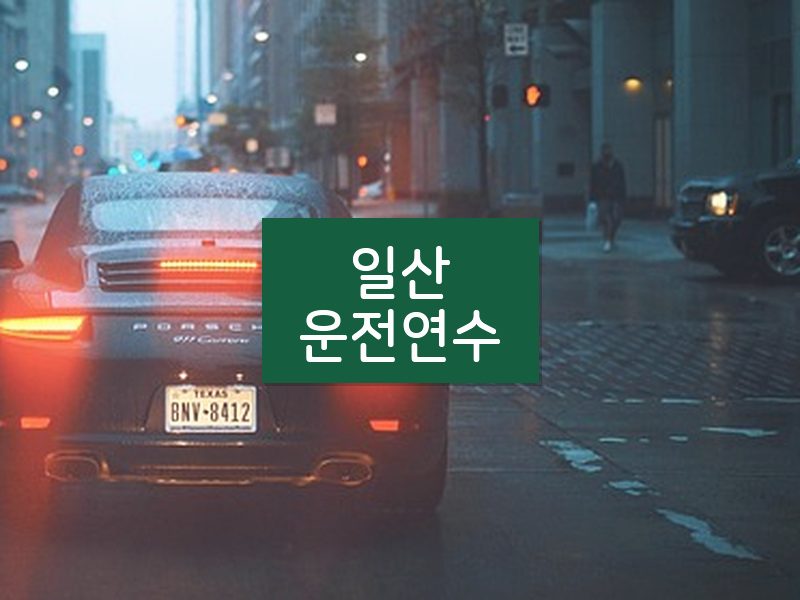 일산운전연수 후기