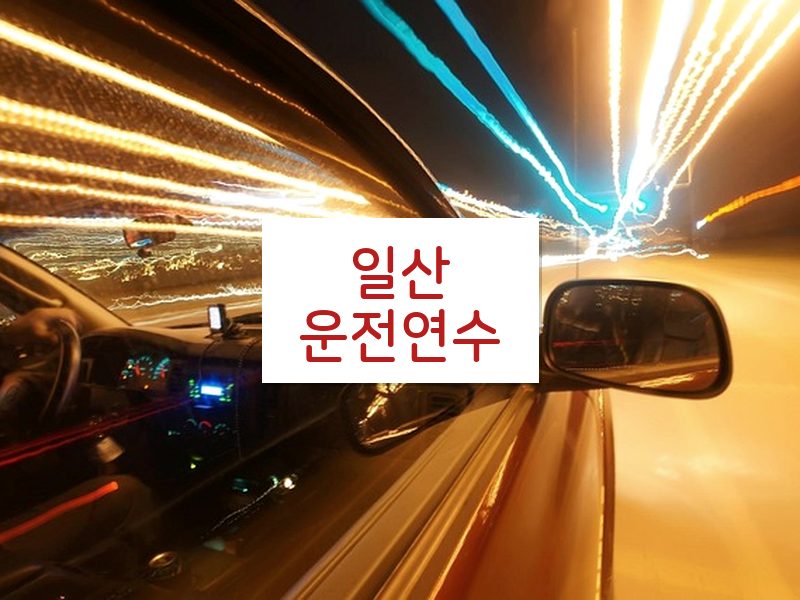 일산운전연수 후기