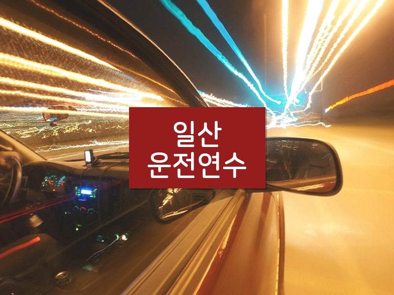 일산운전연수 후기