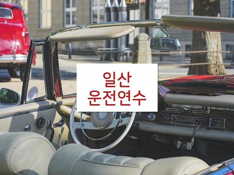 일산운전연수 후기