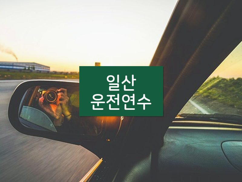 일산운전연수 후기