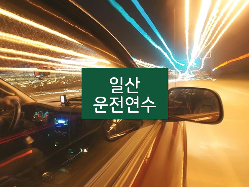 일산운전연수 후기