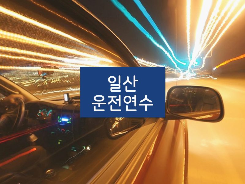 일산운전연수 후기