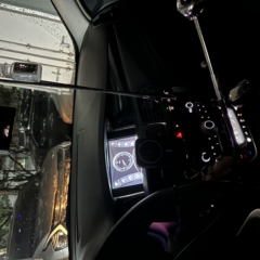 신천로 비 내리는 날