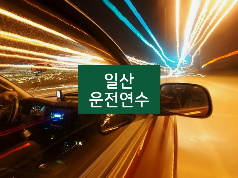 일산운전연수 후기
