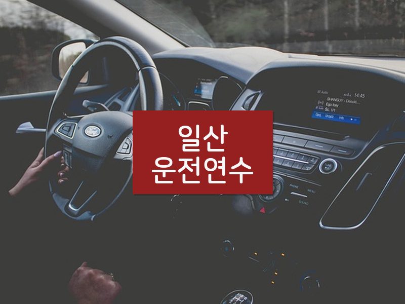 일산운전연수 후기