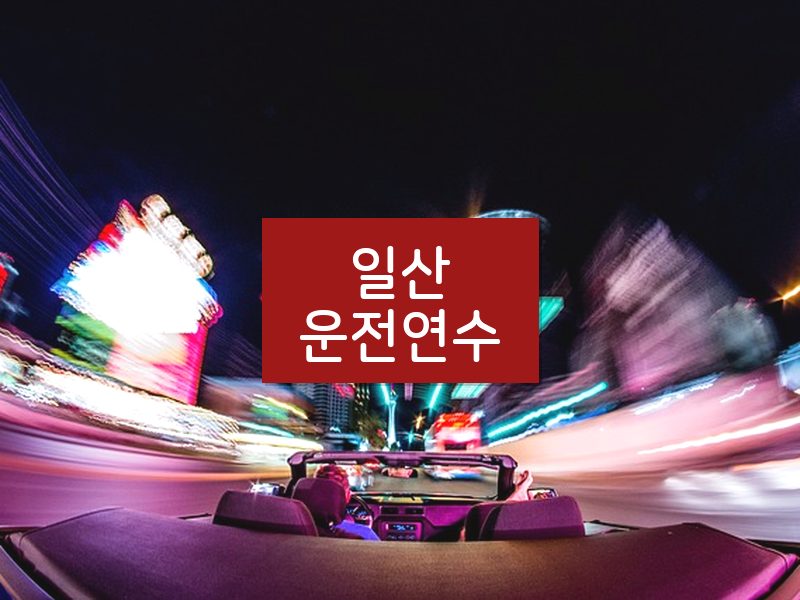 일산운전연수 후기