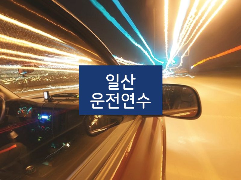 일산운전연수 후기