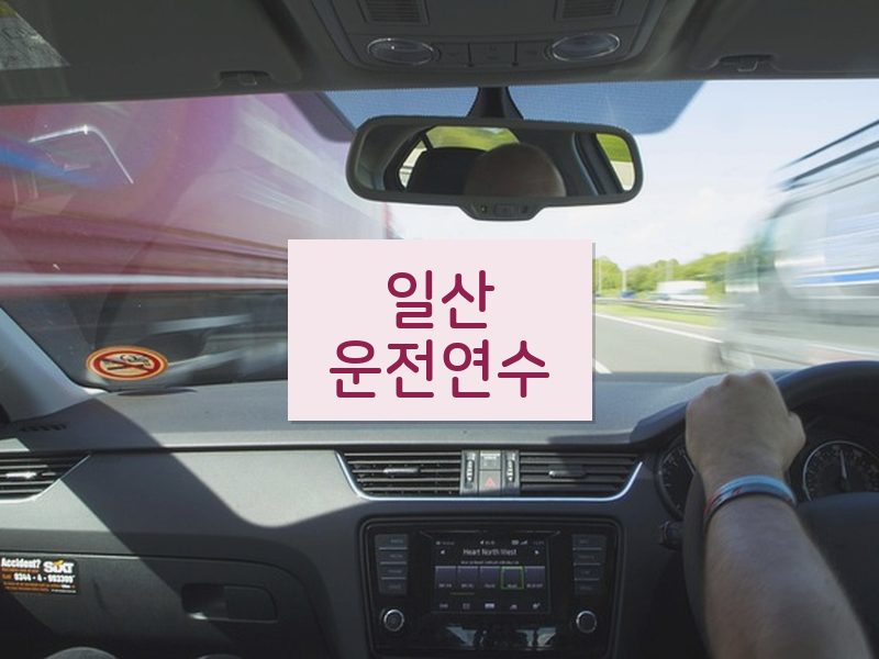 일산운전연수 후기