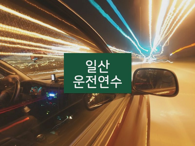 일산운전연수 후기