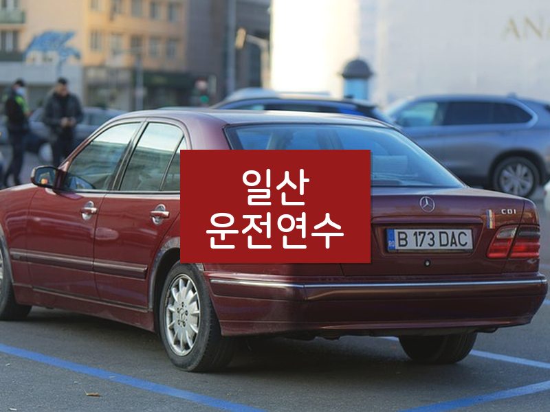 일산운전연수 후기