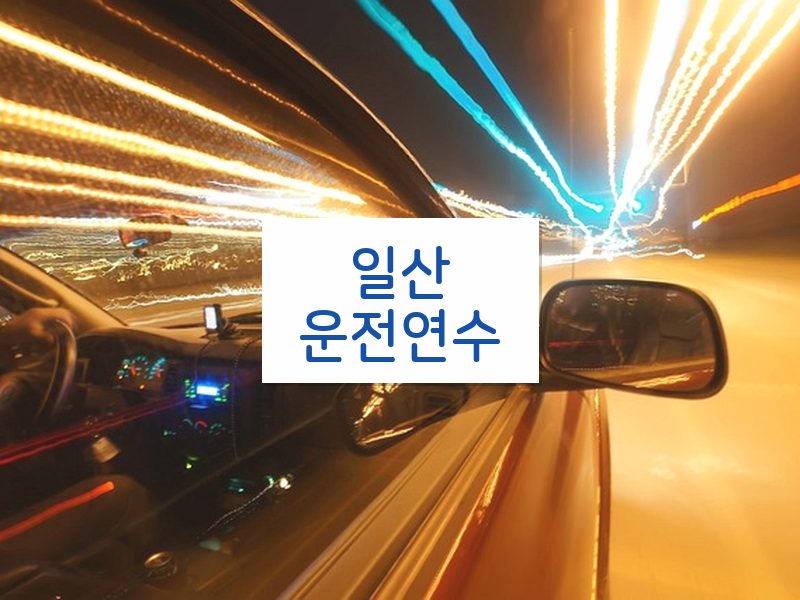 일산운전연수 후기