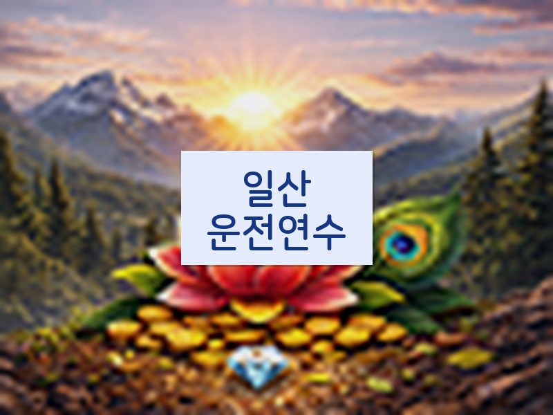 일산운전연수 후기