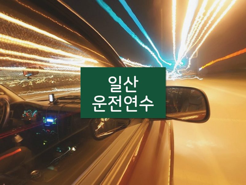 일산운전연수 후기