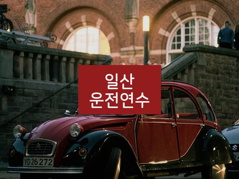 일산운전연수 후기