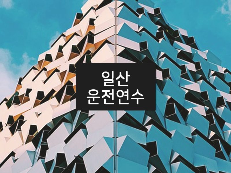 일산운전연수 후기