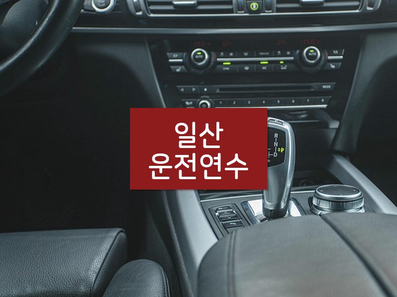 일산운전연수 후기